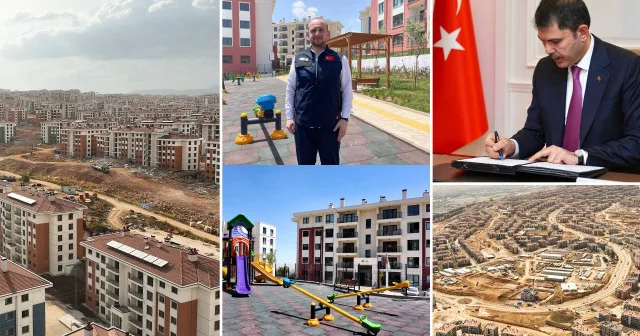 İndere de çifte bayram: Bakan Kurum Dağları deldik yepyeni bir şehir kurduk diyerek paylaştı Adıyaman Haberleri