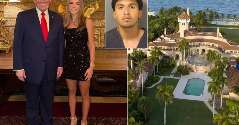 Trump malikanesinde alarm! İçeri girerken Gizli Servis e yakalandı