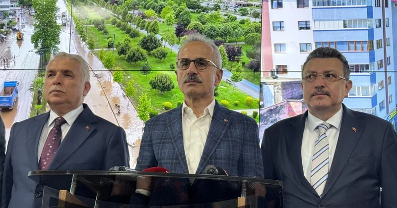 Bakan Uraloğlu: Trabzon da 288 personel ve 14 dron ile çalışmalar devam ediyor