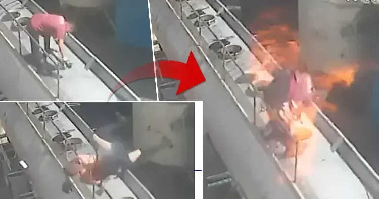 Akılalmaz hata sonrası dehşeti yaşadı! Gaziantep’te tankerde patlama anı kamerada