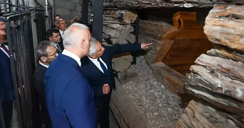 Gordion Antik Kenti’nde Frig kraliyet ailesine ait mezar gün yüzüne çıkarıldı