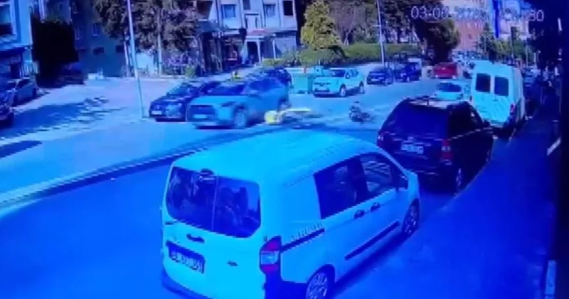 Cipten kaçarken devrilen motosikletli, ölümden döndü