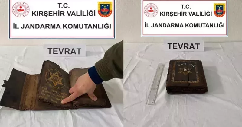Kırşehir’de 700 yıllık el yazması Tevrat ele geçirildi