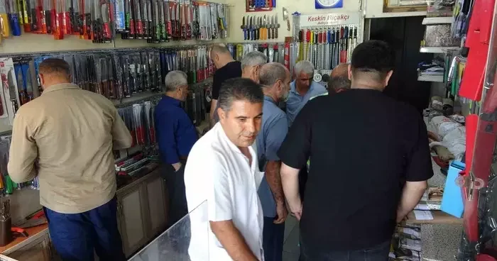 Adıyaman’da bileyicilerde Kurban Bayramı yoğunluğu