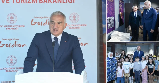 Bakan Ersoy Gordion Antik Kenti ndeki 47 nci tümülüsten çıkarılan eserleri tanıttı: Geleceğe Miras ile geçmişe ışık tutmaya devam edeceğiz Kültür Sanat Haberleri
