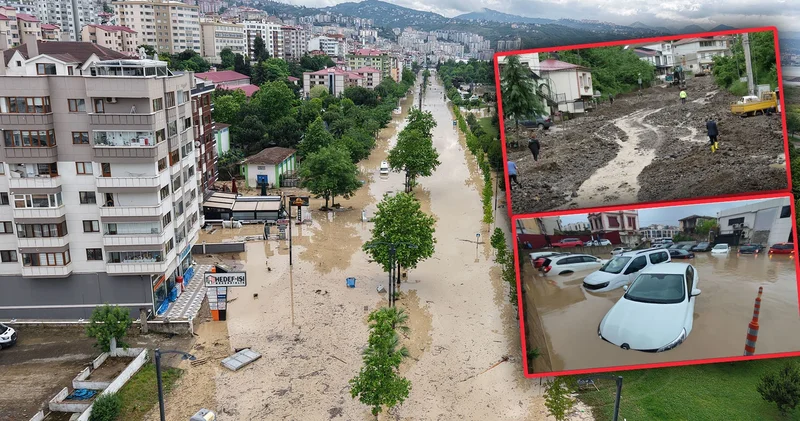 Trabzon da sel felaketi! Bir kişi hala aranıyor