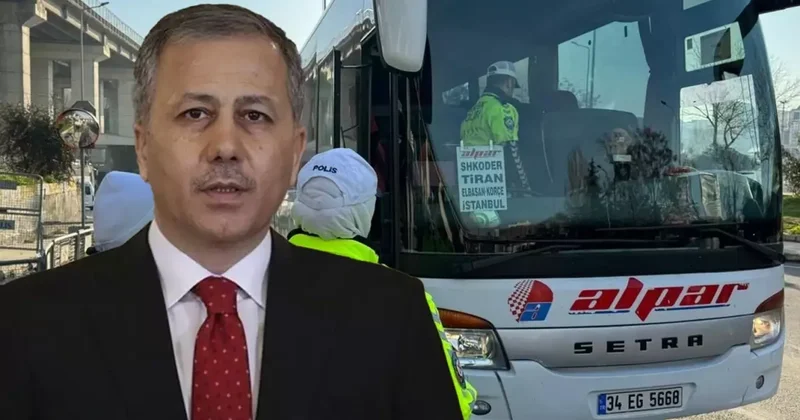 İçişleri Bakanı Ali Yerlikaya: 3 bin gizli yolcu şoförleri izleyecek