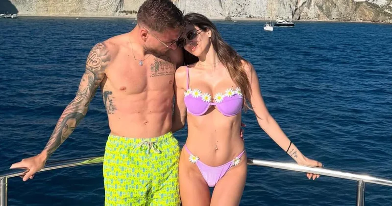 Ciro Immobile ve Jessica Melena dan romantik tatil pozları Magazin haberleri