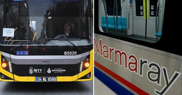Arefe günü toplu taşıma ücretsiz mi? İETT Marmaray metro metrobüs arefe günü ve bayramda ücretsiz mi olacak? Aktüel Haberleri