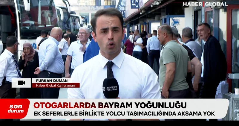 Otogarlarda bayram yoğunluğu