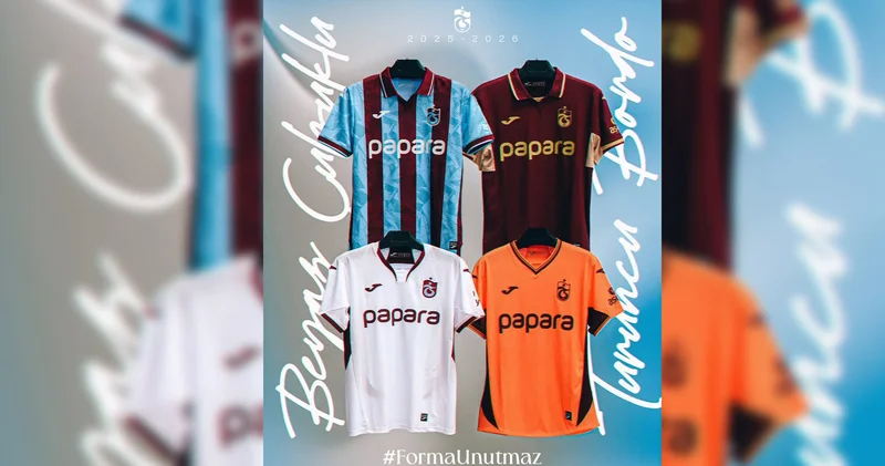 Trabzonspor dan tarihe geçecek yeni sezon formaları: Bu özellikle satışa sunulan dünyadaki ilk ve tek formalar