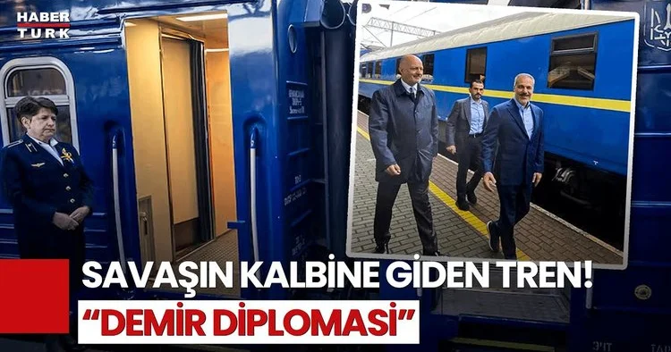 Ukrayna nın VIP Savaş Vagonları! Habertürk Demir Diplomasi Treninde!