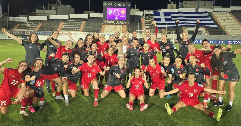 Kadın Milliler Yunanistan ı devirdi! Futbol Haberleri