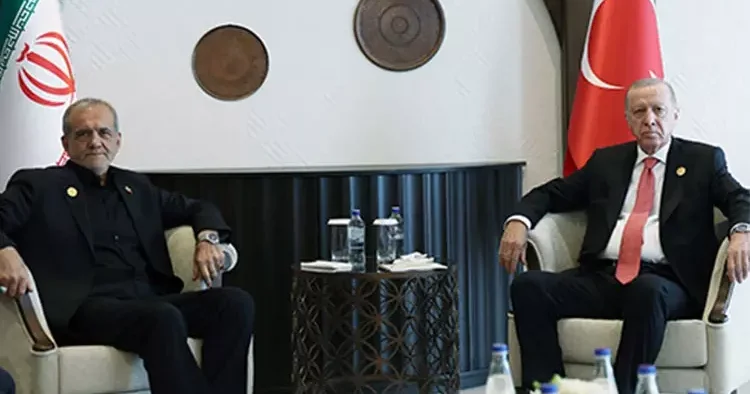 Cumhurbaşkanı Erdoğan, İran Cumhurbaşkanı Mesud Pezeşkiyan ile görüştü