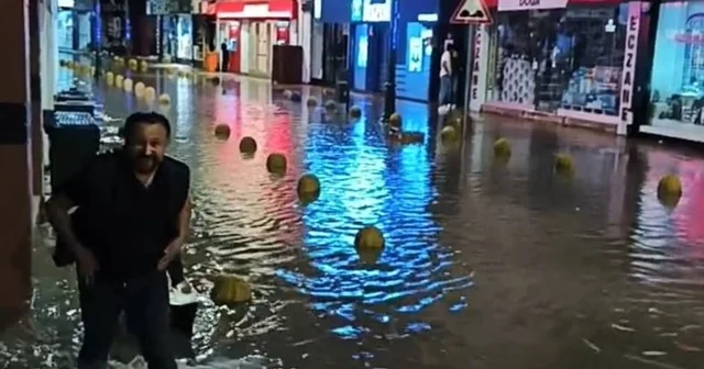 Fatsa da sağanak, su baskınına neden oldu Ordu Haberleri