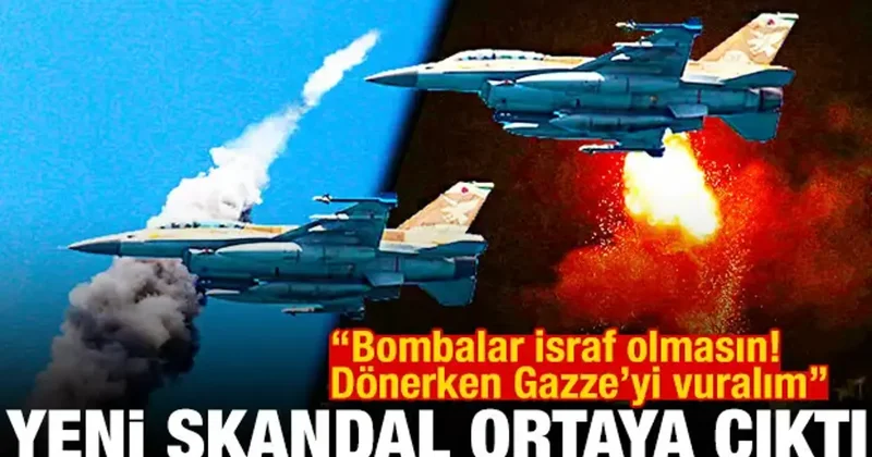 İsrail uçakları İran dan dönerken Gazze yi bombaladı