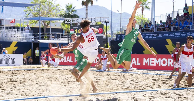 Plaj hentbolunda 17 Yaş Altı EHF Avrupa Şampiyonası Antalya da başladı Antalya Haberleri