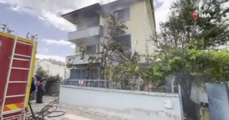 Televizyon bomba gibi patladı, evi küle çevirdi!