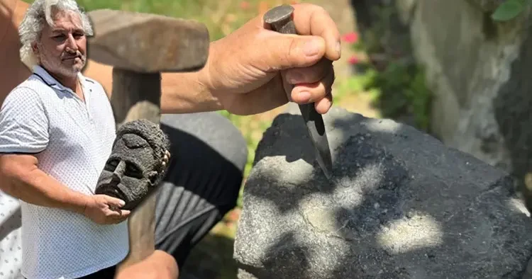 Stres atmak için başladı! Bahçesine yaptığını görmek için akın ediyorlar: Hayal gücüm ile ortaya çıkıyor