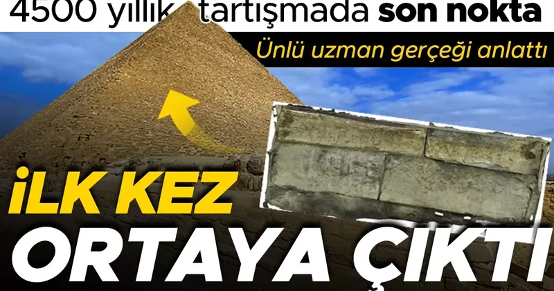 4.500 yıllık tartışmada son nokta: İlk kez ortaya çıktı! Ünlü uzmandan Piramitleri kim yaptı? sorusuna yanıt