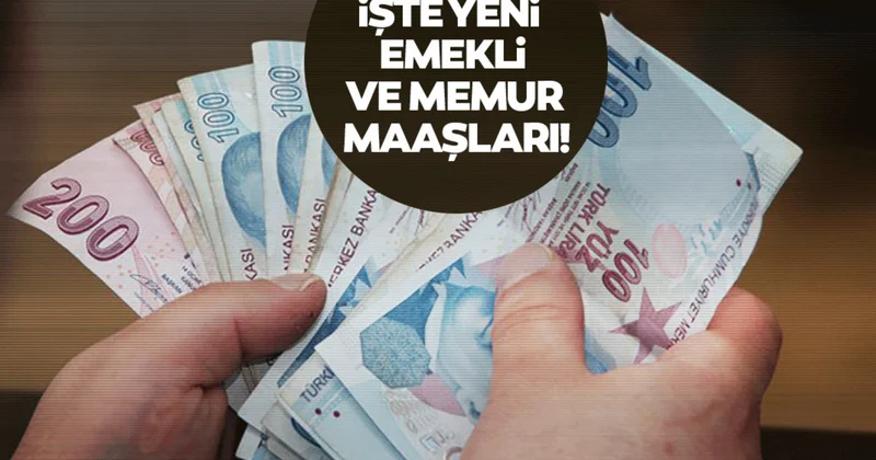 SON DAKİKA EMEKLİ ZAMMI: İşte yeni memur zammı ve emekli maaşları! Kim ne kadar alacak? Kuruşu kuruşuna belli oldu
