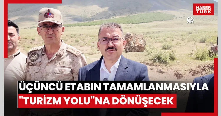 Ağrı Dağı nın güvenlik yolu, üçüncü etabın tamamlanmasıyla turizm yolu na dönüşecek