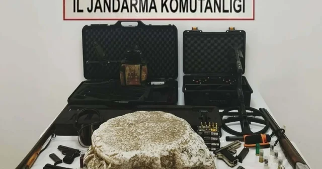 Aydın da kaçak kazıya 74 gün süren takiple 5 gözaltı Aydın Haberleri