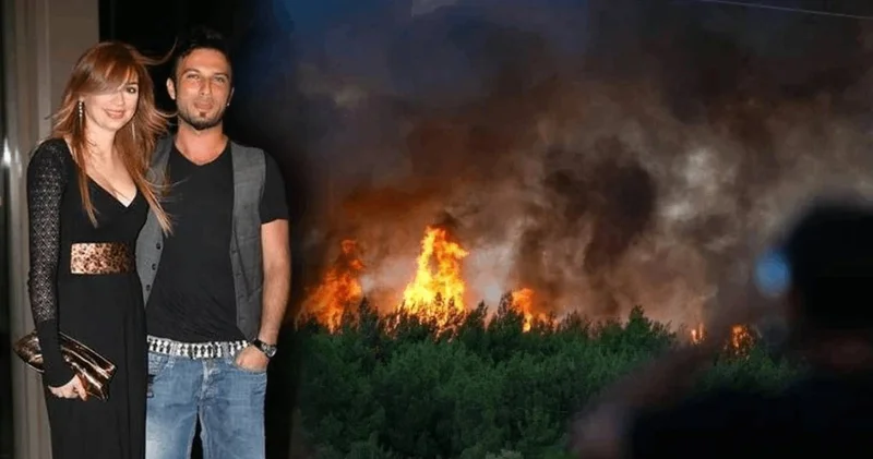 Tarkan’ın eski aşkı alevler arasında kaldı: Her şey kül oldu