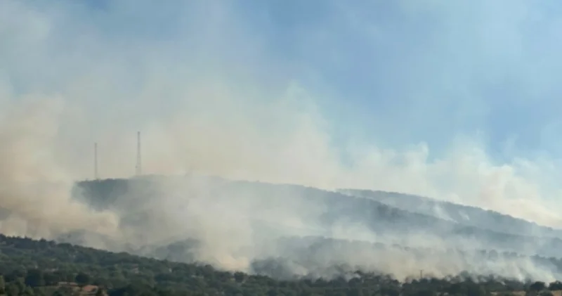 Uşak taki yangın kontrol altına alındı: Bilanço belli oldu