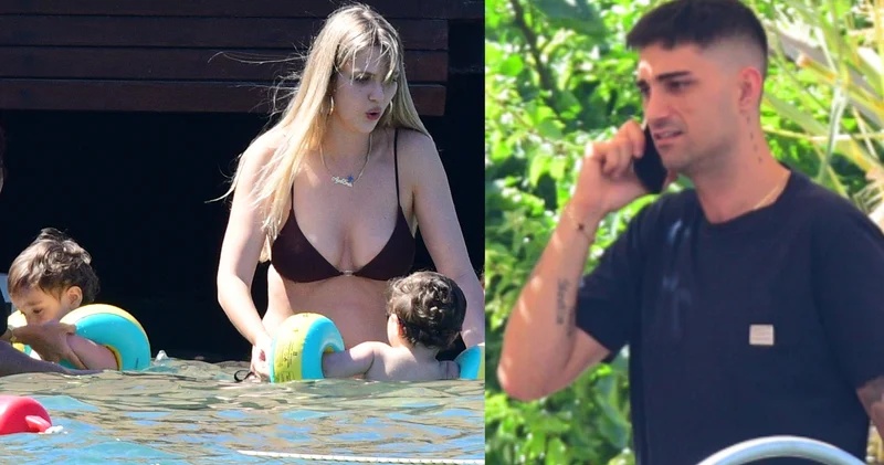 Yasemin İdo Tatlıses çifti ikizleriyle Bodrum da Magazin haberleri