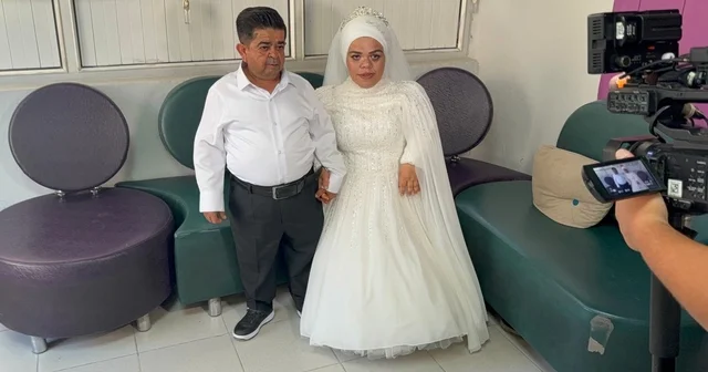 Akondroplazi hastası çift, yardımlarla düğün yaptı Hatay Haberleri