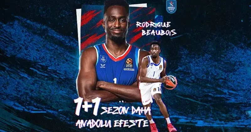 Anadolu Efes’te transfer hareketliliği sürüyor, Beaubois ile sözleşme yenilendi