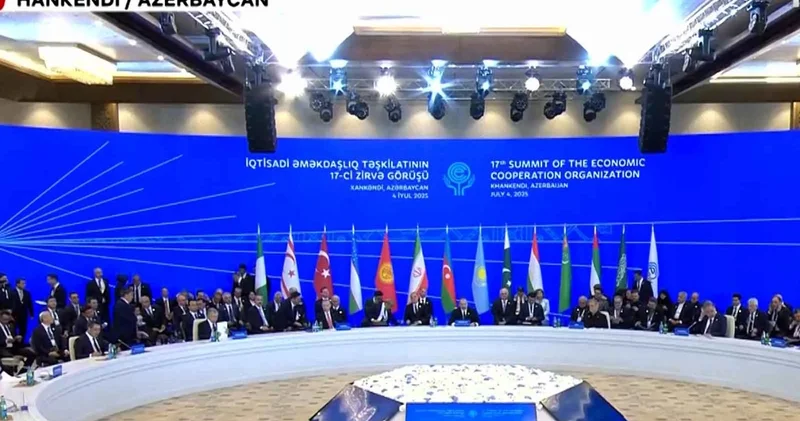 Ekonomik İşbirliği Teşkilatı 17. Zirvesi Azerbaycan ın Hankendi şehrinde başladı