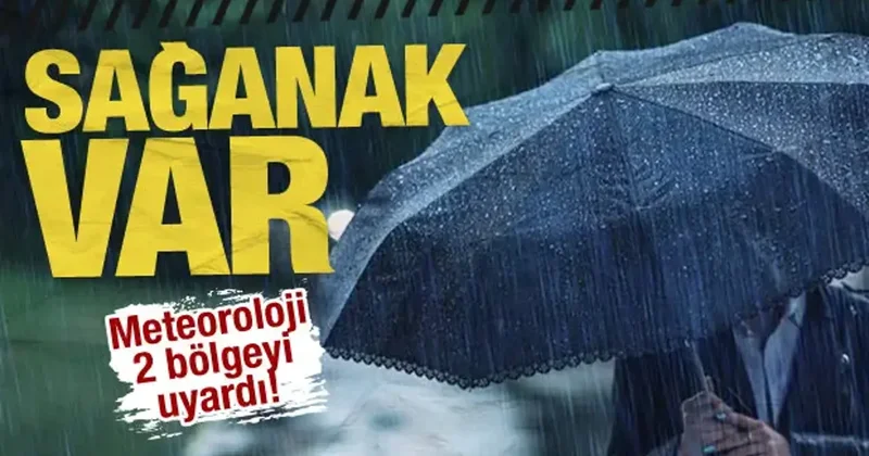 Yeni haftanın ilk günü hava nasıl olacak? Meteoroloji den 2 bölgeye sağanak uyarısı!