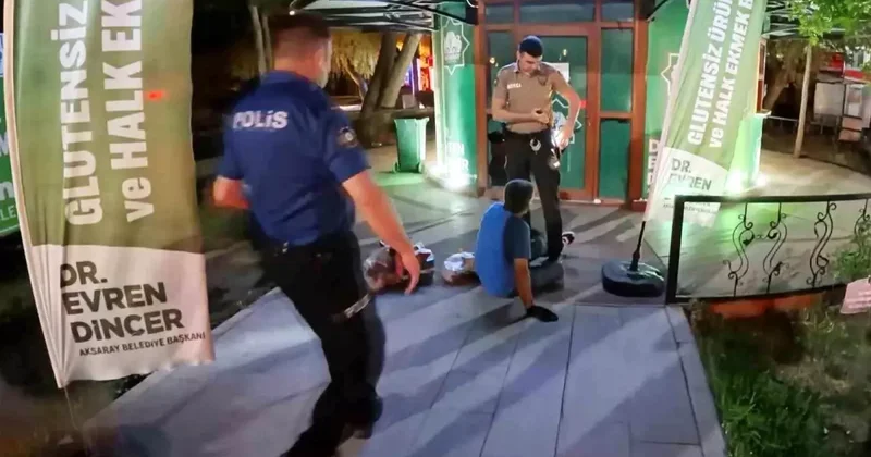 Aksaray da Hırsızlık Anı Kamerada, Zanlı Tutuklandı