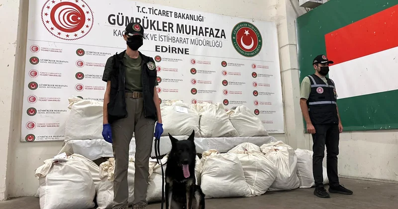 Kapıkule de 3 tırda 179 kilo uyuşturucu ele geçirildi