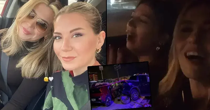 Kazada ölen kız kardeşlerden geriye otomobilde şarkı söyledikleri görüntüler kaldı