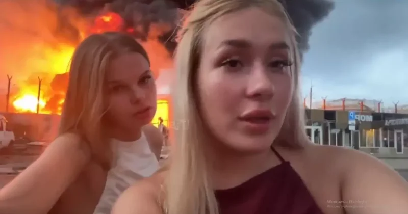 Ukrayna nın vurduğu rafinerinin önünde video çeken 3 Rus gözaltına alındı