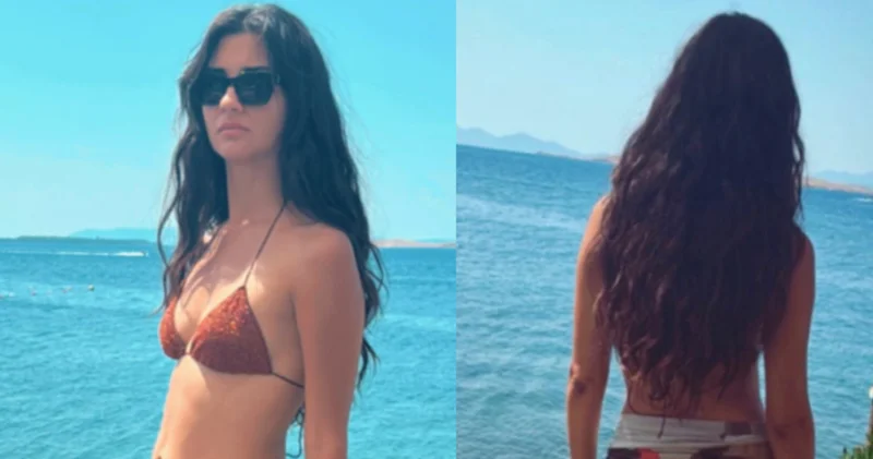 Tuba Büyüküstün den bikinili poz Magazin haberleri