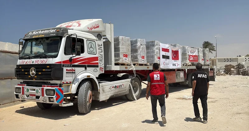 Türk Kızılay’dan Gazze’ye 165 TIR gıda yardımı