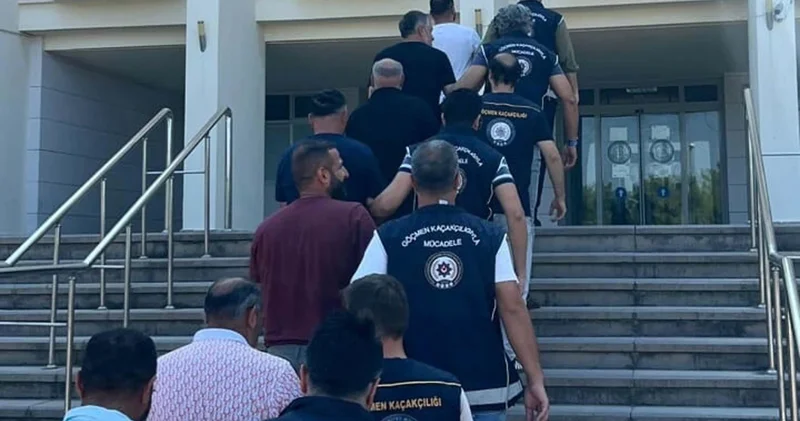Bodrum da 7 göçmen kaçakçılığı şüphelisi tutuklandı