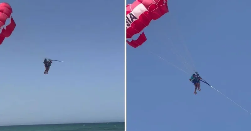 Dehşete Düşüren Olay: Parasailing yapan turist kadın havada cinsel tacize uğradı