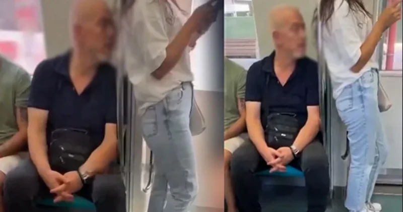 Marmaray da her gün ayrı bir skandal: Genç kızın saçlarını koklamaya çalışırken yakalandı Sözcü Gazetesi