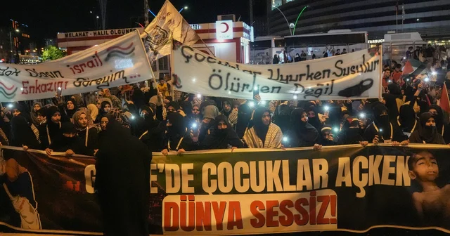 İsrail in Gazze ye saldırıları Diyarbakır da protesto edildi Diyarbakır Haberleri