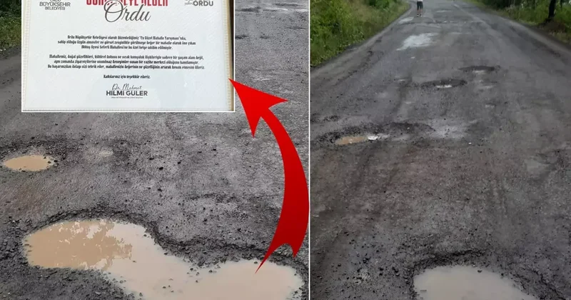 Belediye görülmeye değer mahalle unvanı verdi ama görmeye gidecek yolu yok