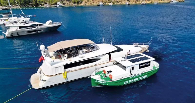 Milyonluk tekneler 3 5 bin lira verip toplatmak yerine çöplerini denize bırakıyor... Turizmde ‘sıvı atık’ tehlikesi