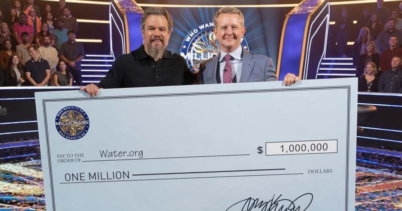 Matt Damon ve Ken Jennings, ödülü bağışladı Magazin haberleri