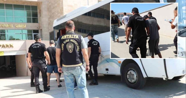 Antalya’da eş zamanlı düzenlenen operasyonda aranan 80 şahıs yakalandı Gündem Haberleri