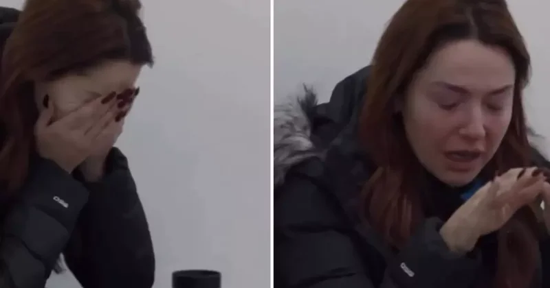 Ünlü şarkıcı Hadise hüngür hüngür ağladı
