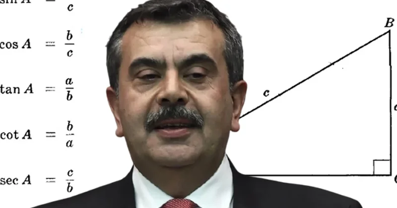Bakan Tekin trigonometri tartışmasını yeniden açtı Sözcü Gazetesi
